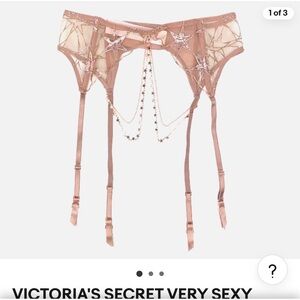 Victoria's Secret Pink Star Garter Belt